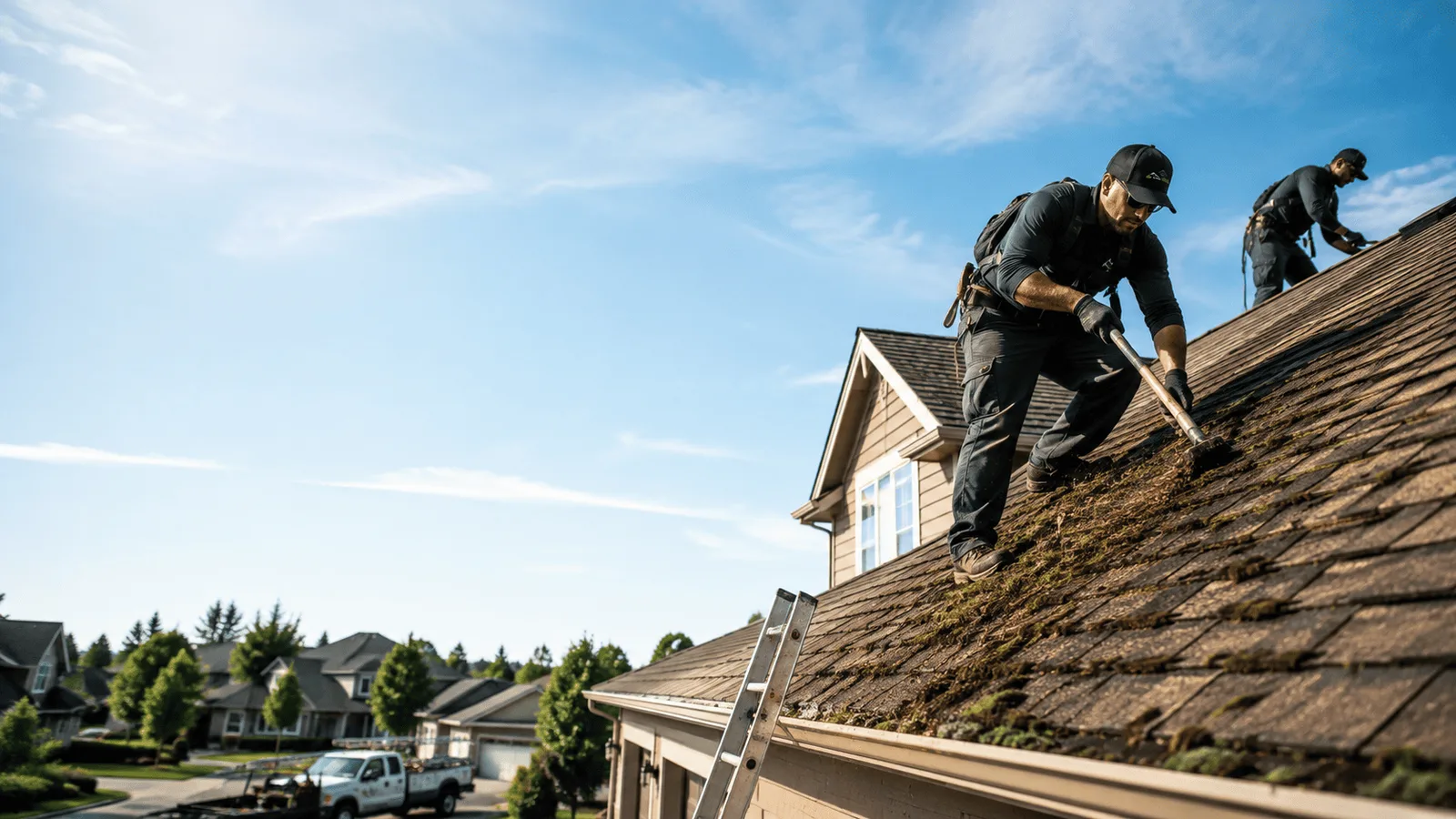 Roof Moss Removal in Deville, LA near me